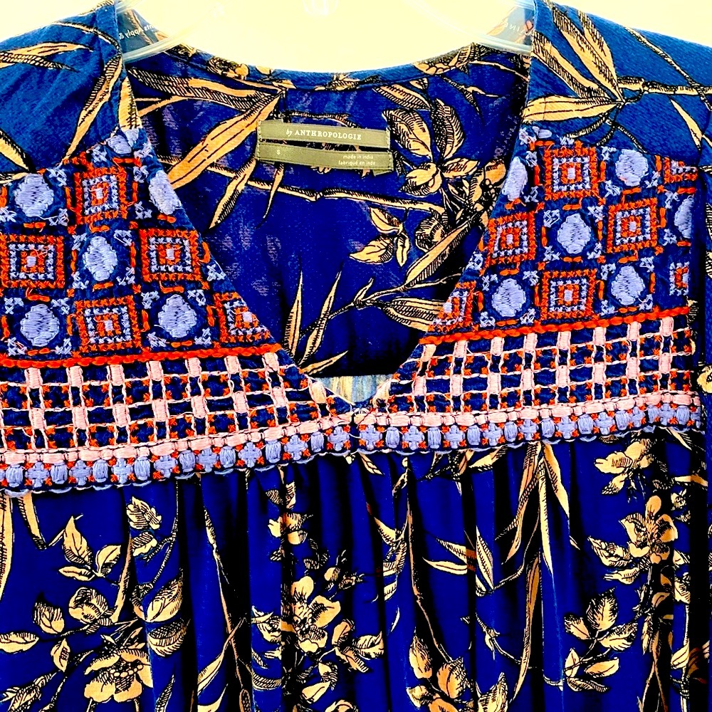 Anthropologie Boho Floral Top - Picture 4 of 15